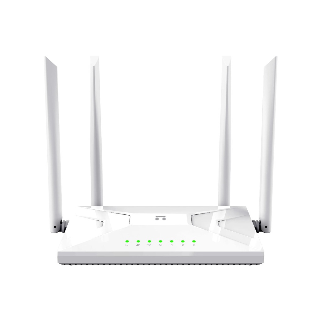 Netis NC21 Dualband AC1200 ,4 Antenna Router is 1200 Mbps and wireless data rates up to 867 Mbps on 5 GHz band and up to 300 Mbps on the 2.4 GHz band. Supports IPV 6 and Warranty 1 year.