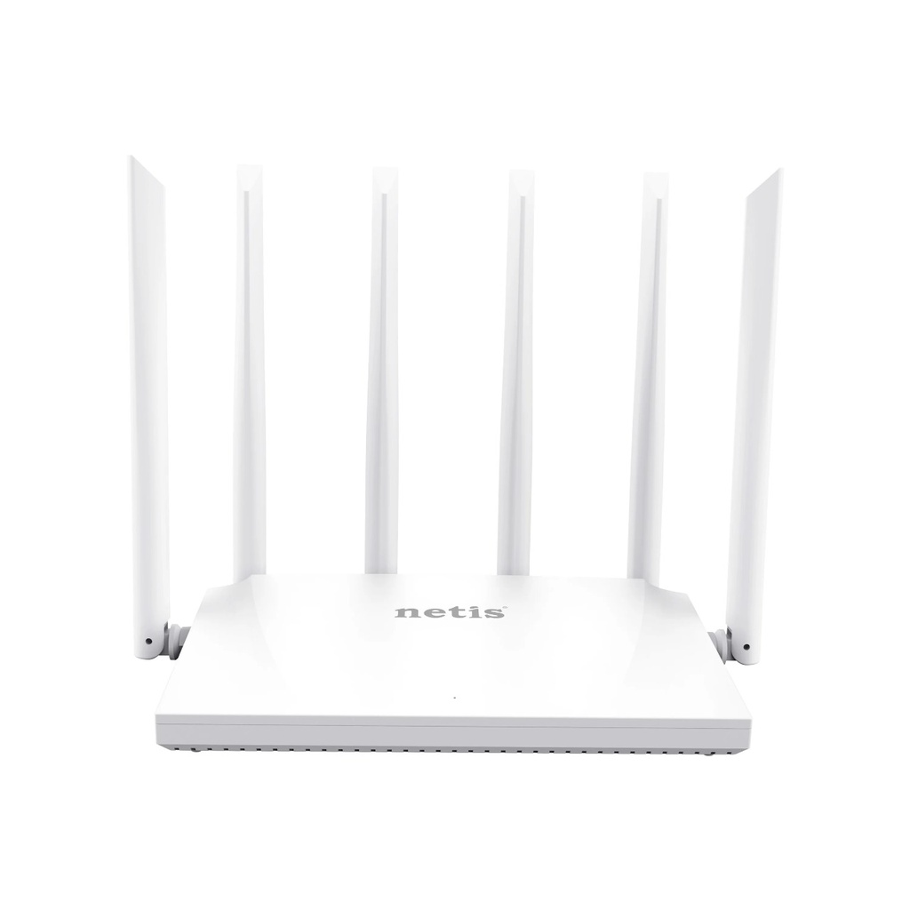 Netis NC63 AC1200 Wireless Dual Band Gigabit Router, will offer you simultaneous dual band connection with 2.4GHz 300Mbps and 5GHz 867Mbps connections, Supports IPV 6 and Warranty 1 year.