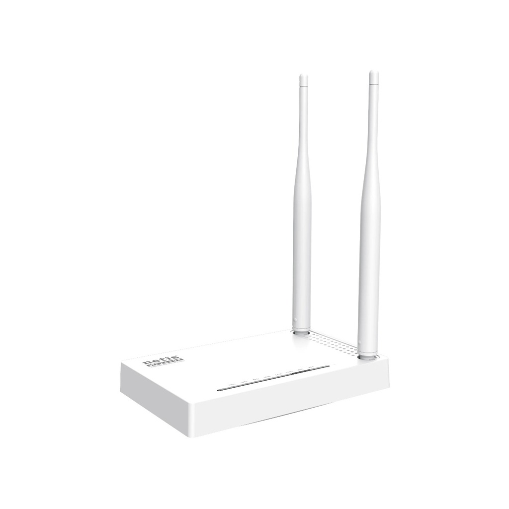 Netis WF2419E router, 300 Mbps Wireless-N AP WiFi Router/Range Extender MIMO High Gain 5dBi dual Antennas WPS Button Multi-SSID Easy Quick Setup, Waranty 1 year.